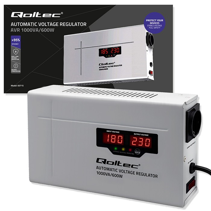 Voltage stabilizer AVR 1000VA Toroidal transfo