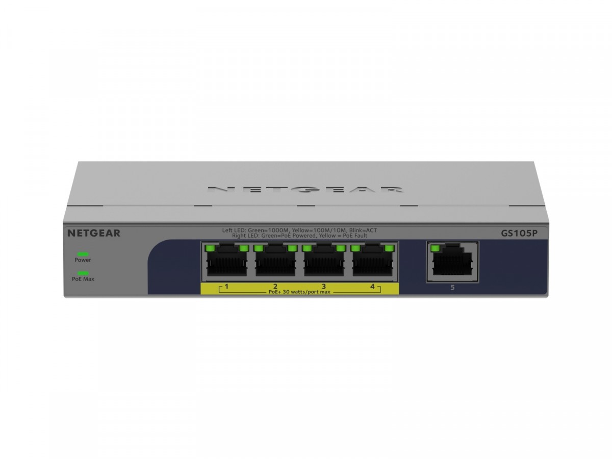 Przełącznik niezarządzalny 5 portów Gigabit Ethernet W/POE+