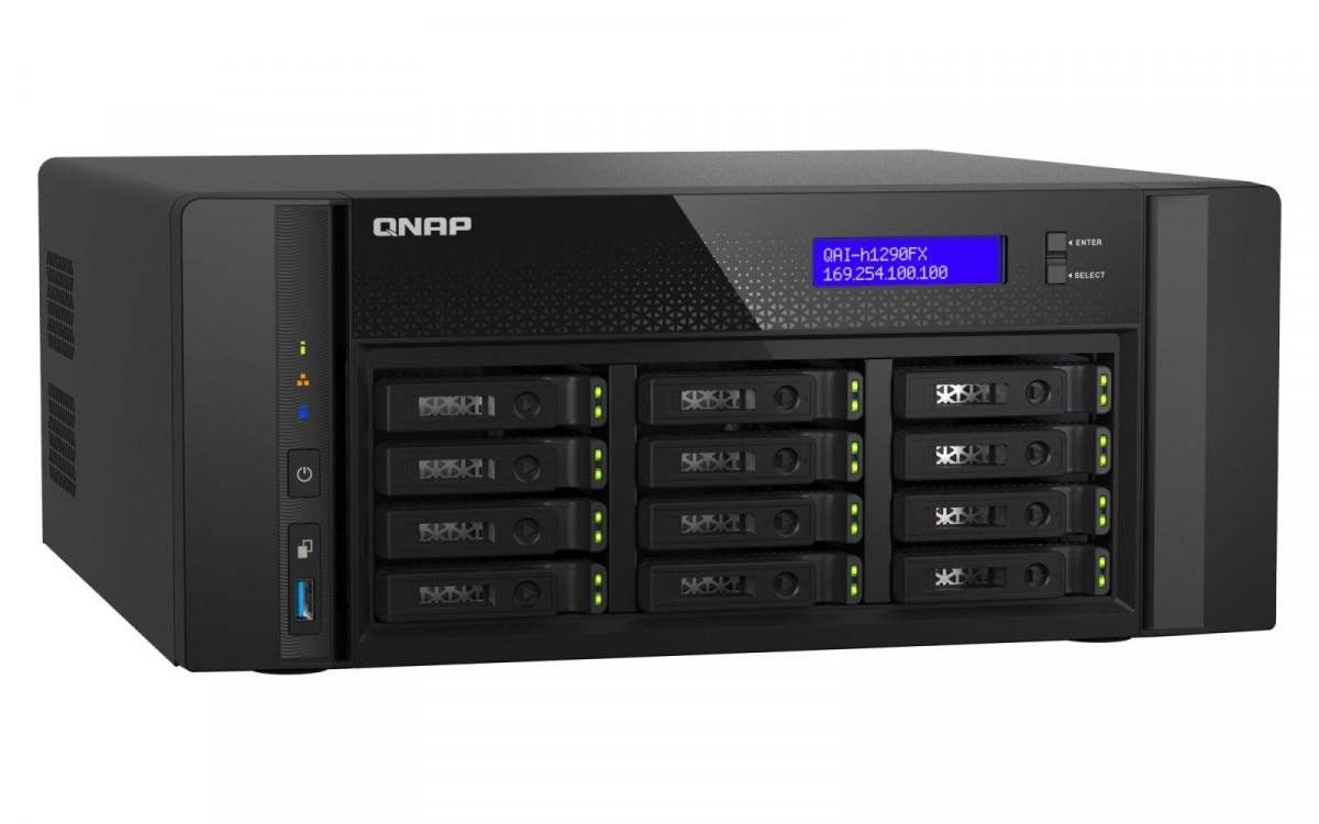 Server QAI-h1290FX-7302P-128GB 12-Bay Allflash desk NAS