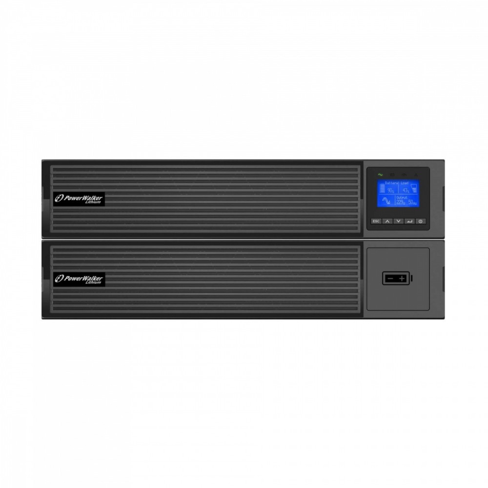 UPS ON-LINE rack VFI 10000 LICR IOT PF1 10000VA Terminal USB-B RS-232 LCD 4U