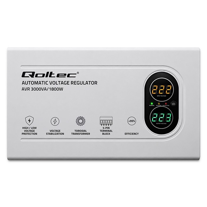 Voltage Stabilizer AVR 3000VA 1800W Troidal