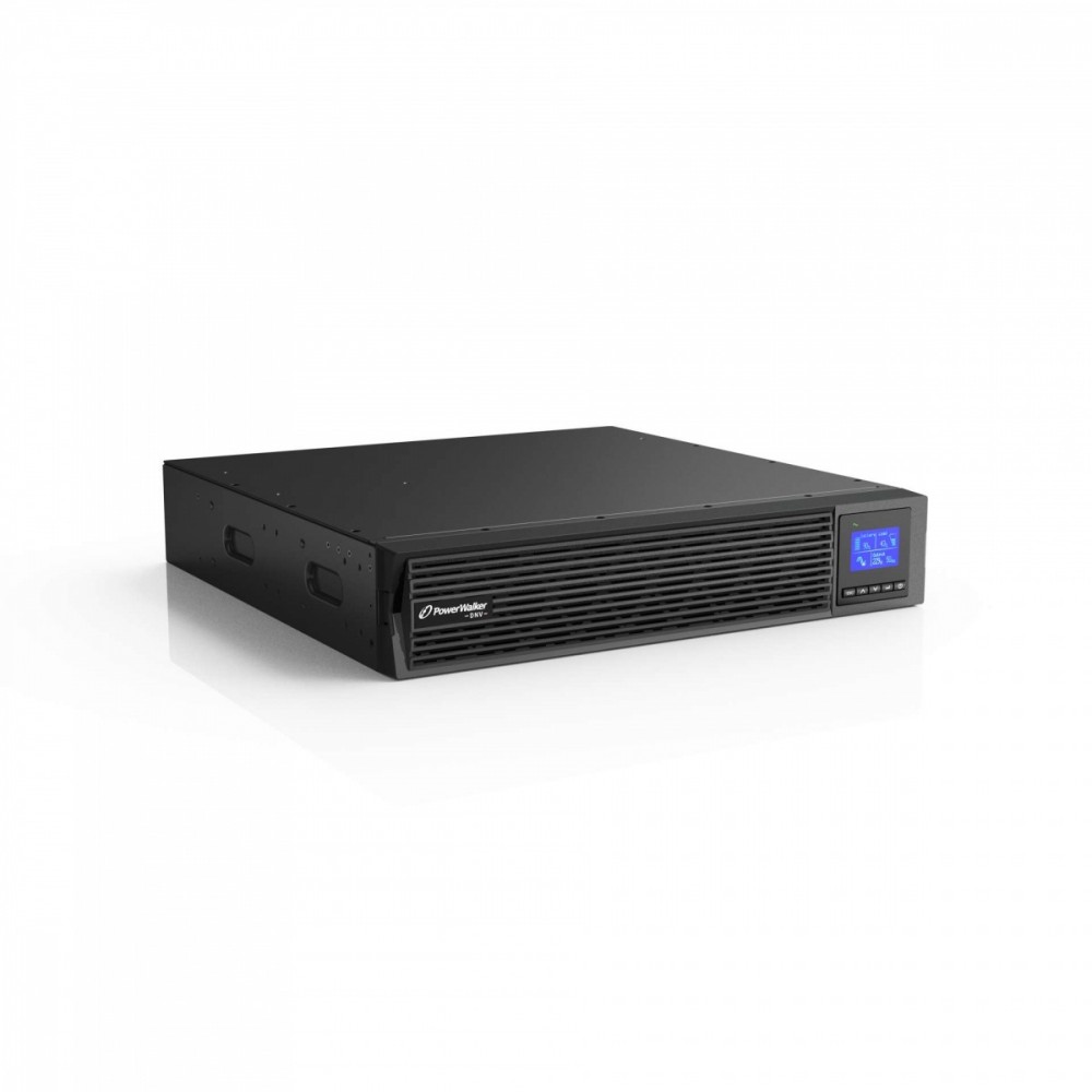 UPS On-Line Rack 1000VA 8xIEC C13 USB-B RS-232 LCD 2U