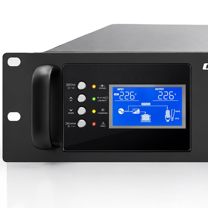 Pure Sine Wave UPS for RACK 3kVA 3000W PF1.0