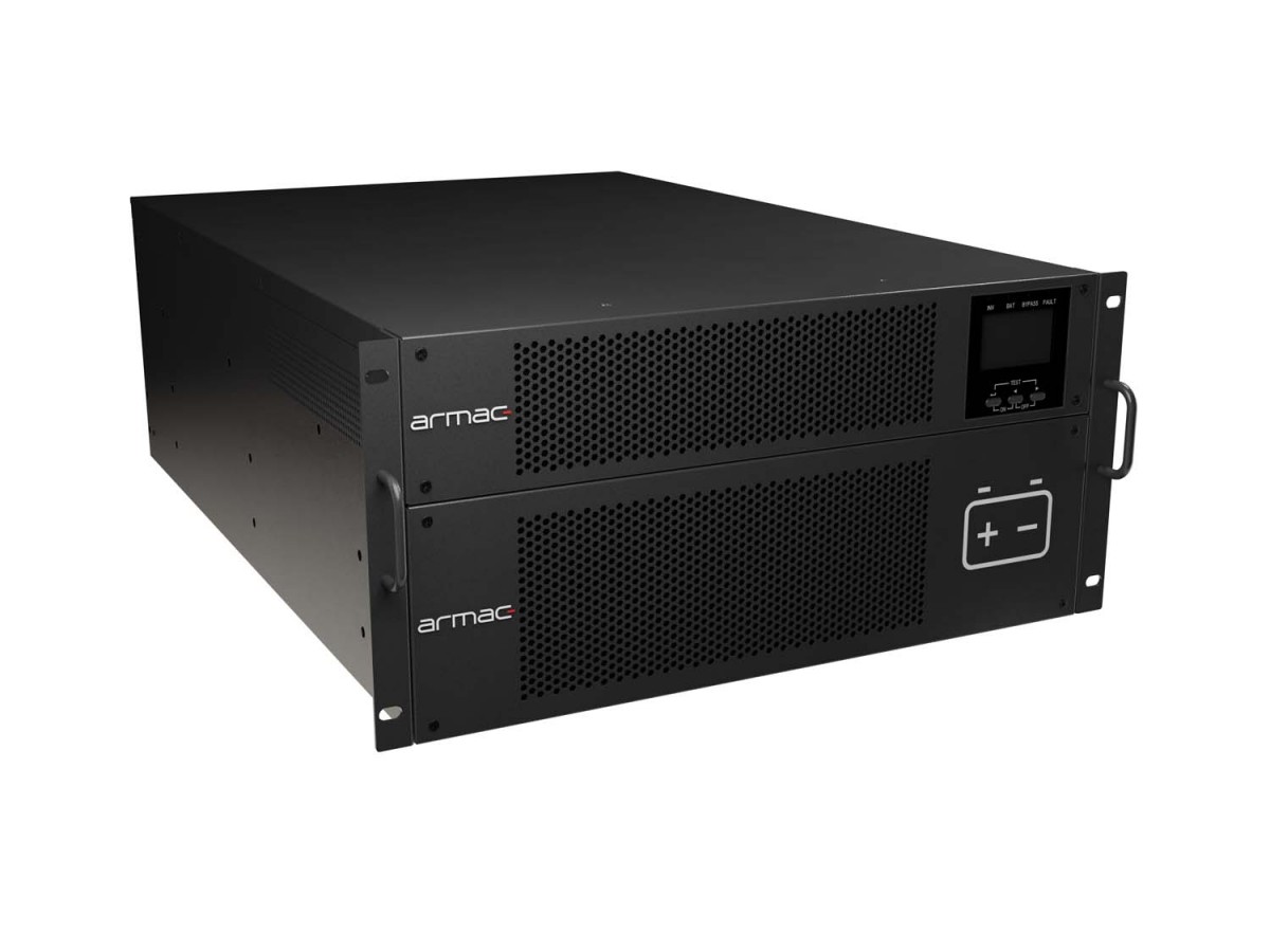 UPS On-Line 6000VA RACK 10X IEC, USB-B, LCD, metal case DUST-FREE