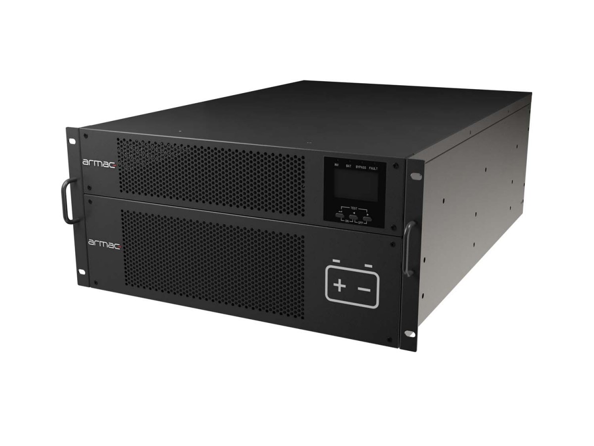 UPS On-Line 6000VA RACK 10X IEC, USB-B, LCD, metal case DUST-FREE