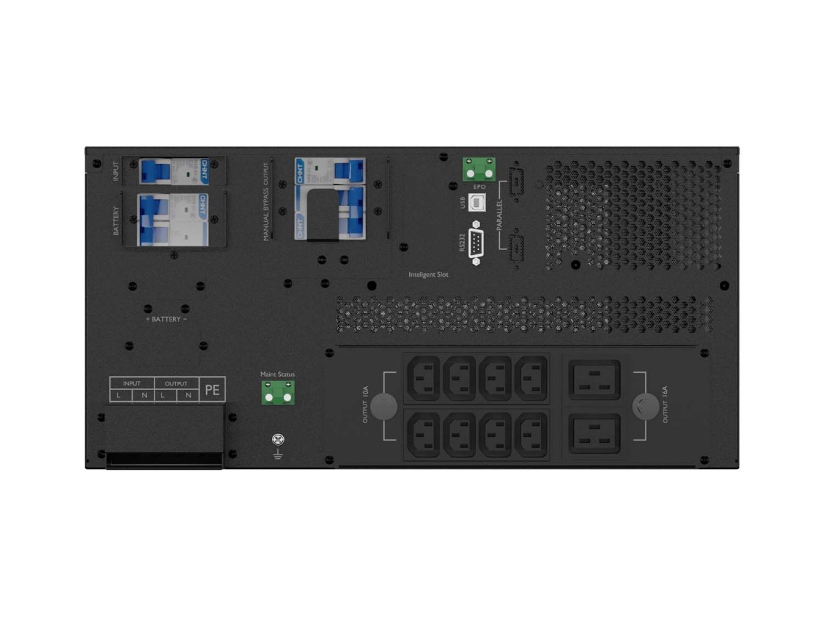UPS On-Line 10 000VA RACK 10X IEC, USB-B, LCD, metal case DUST-FREE