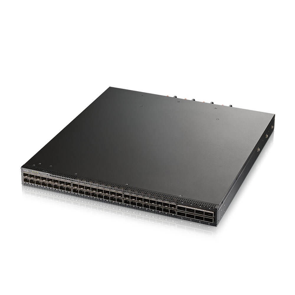 48-port 10G/25G L3 Aggregation Fiber Switch with 8 100G Uplinks