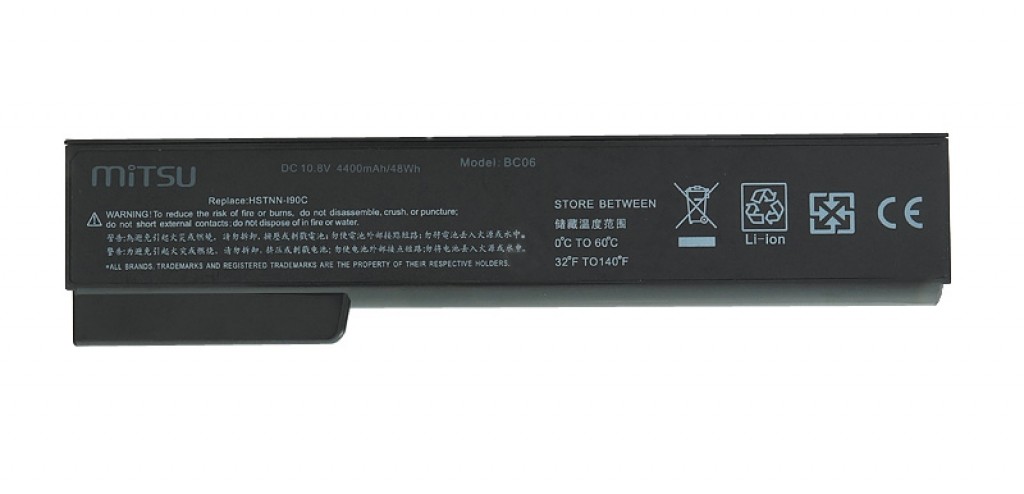 Bateria do HP EliteBook 8460p, 8460w 4400 mAh (48 Wh) 10.8 - 11.1 Volt