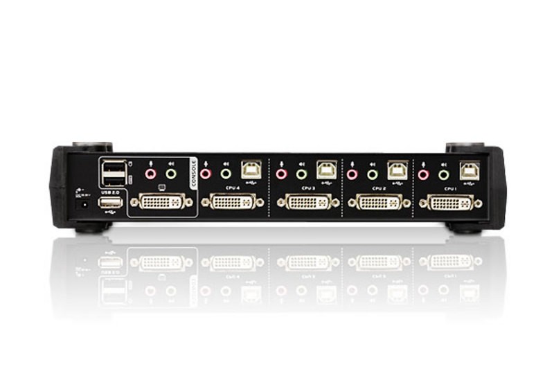 PRZEŁĄCZNIK KVM 4 PORTY USB DVI CS1764A