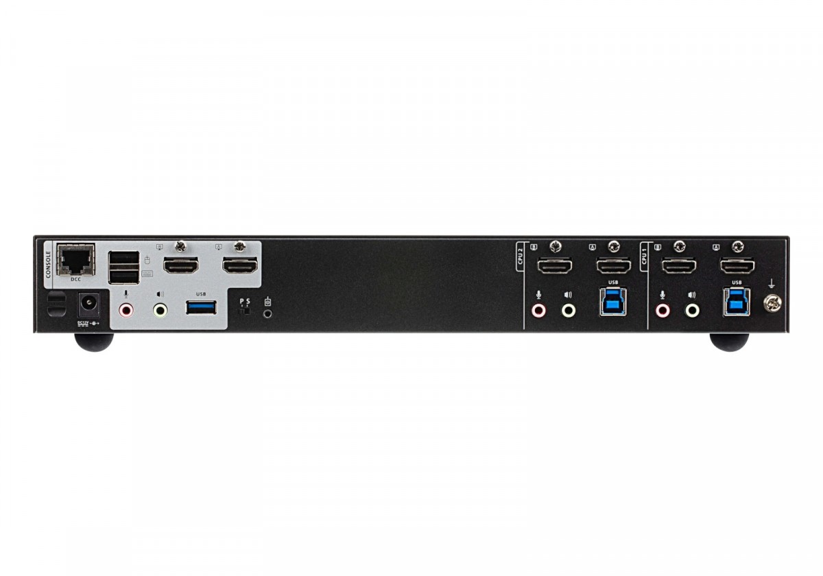 Przełącznik KVMP 2-Port USB3.0 4K HDMI Dual Display