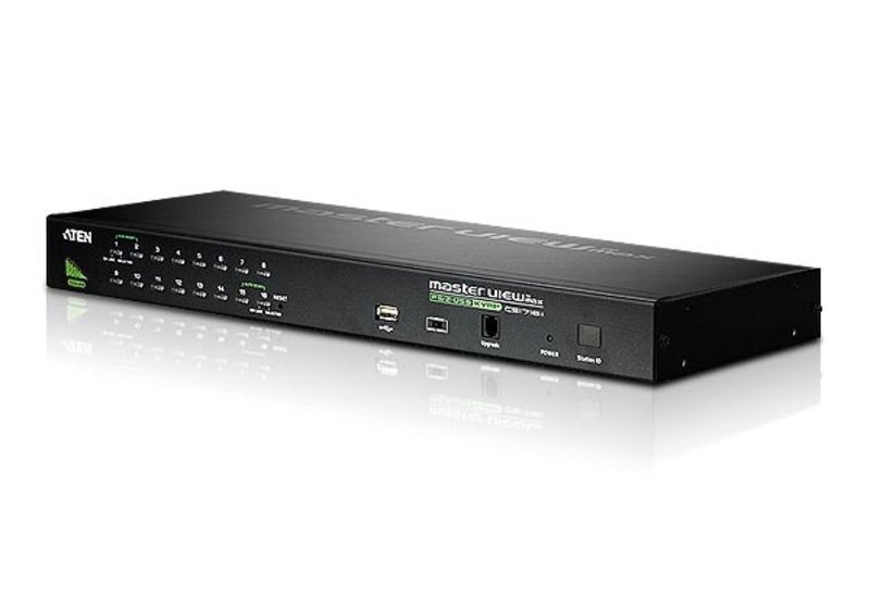 Przełącznik 16-Port PS/2-USB VGA KVM Switch W/Chain