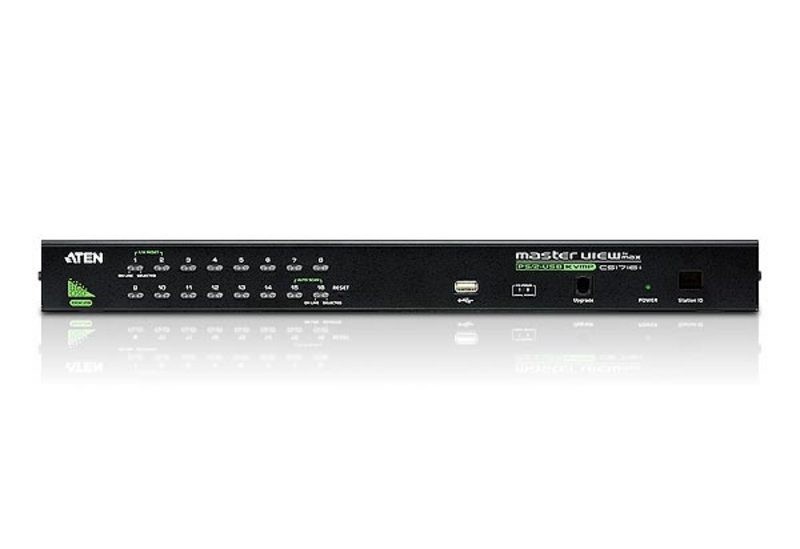 Przełącznik 16-Port PS/2-USB VGA KVM Switch W/Chain