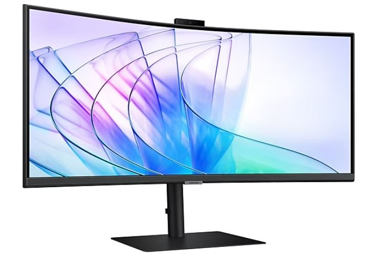 Monitor 34 cale ViewFinity S65VC VA 3440x1440 UWQHD 21:9 1xHDMI 1xDP 1xUSB-C (90W) 2xUSB 3.0 LAN (RJ45) 5ms HAS Webcam głośniki zakrzywiony 3YOS
