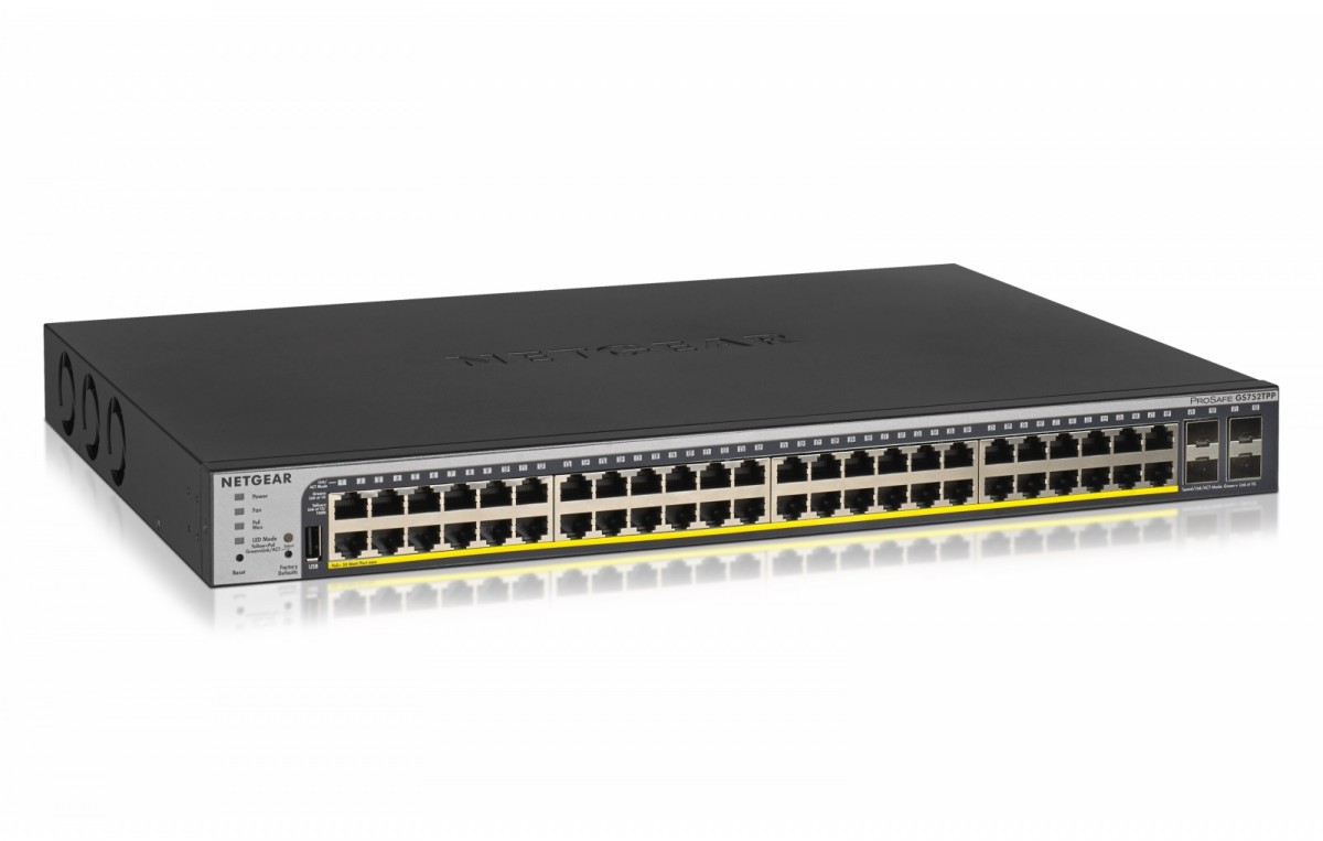 Netgear GS752TPP Switch Smart 48xGE PoE+ 4xSFP