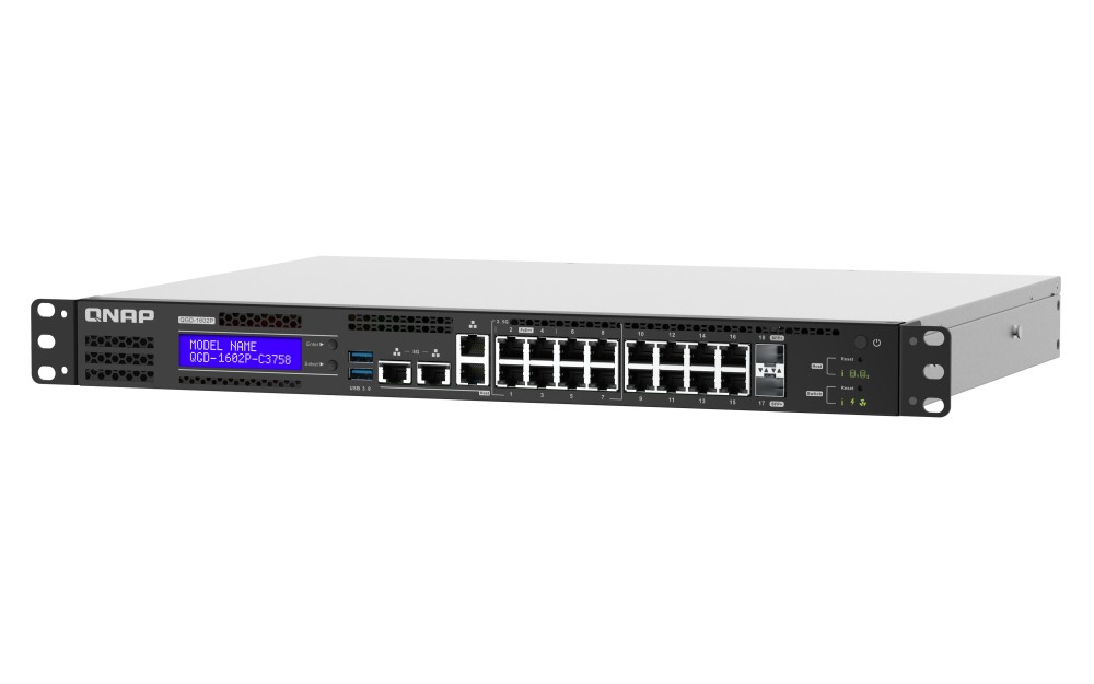 Managed switch QGD-1602P-C3758-16G-EU L2 PoE