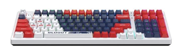 Klawiatura mechaniczna Bloody S98 USB Sports Navy (BLMS Red Switches)