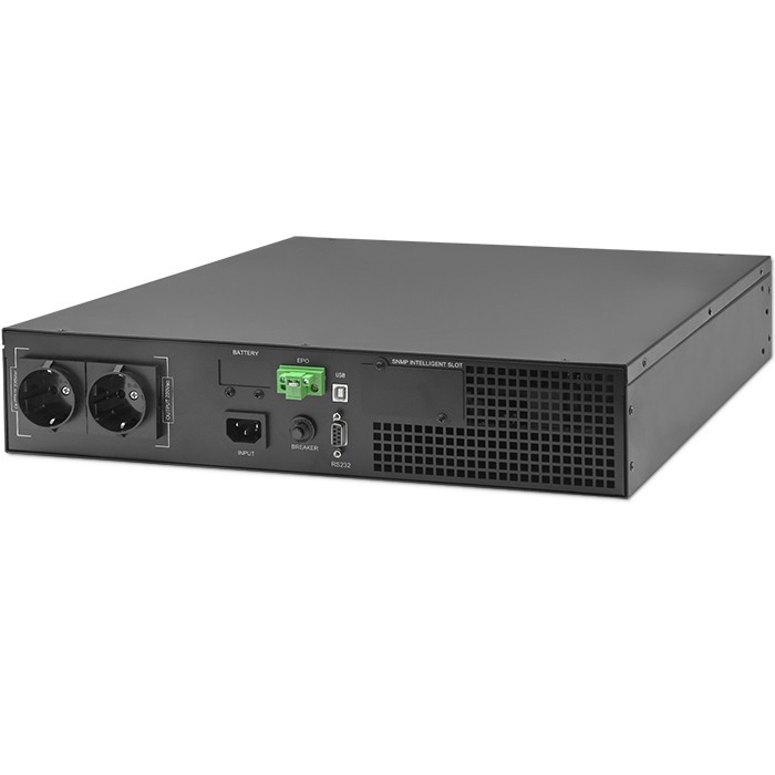 UPS for RACK, 1kVA 1000W. PF 1.0, LCD