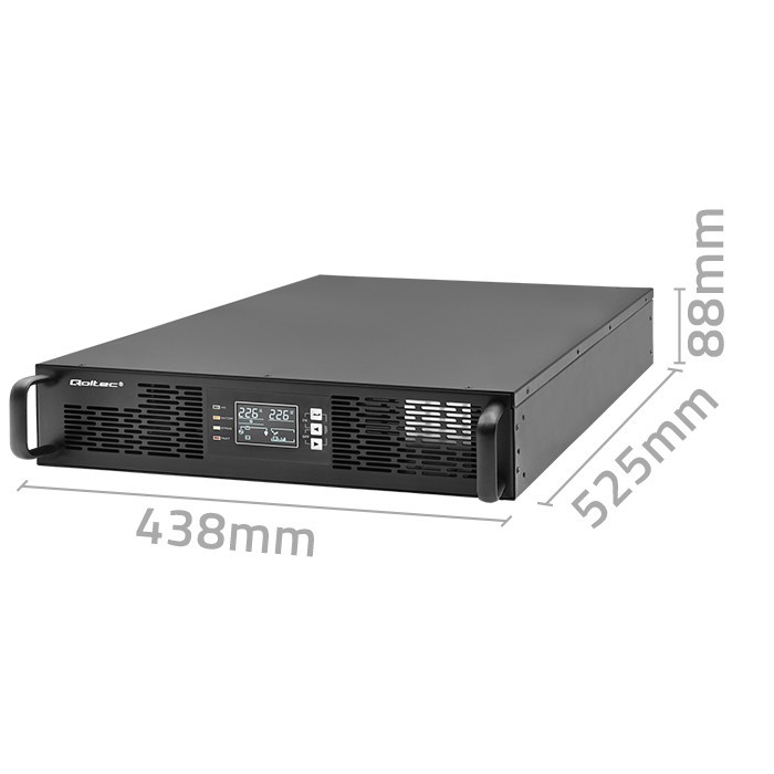 UPS for RACK 3kVA,3000W Power Factor 1.0,LCD