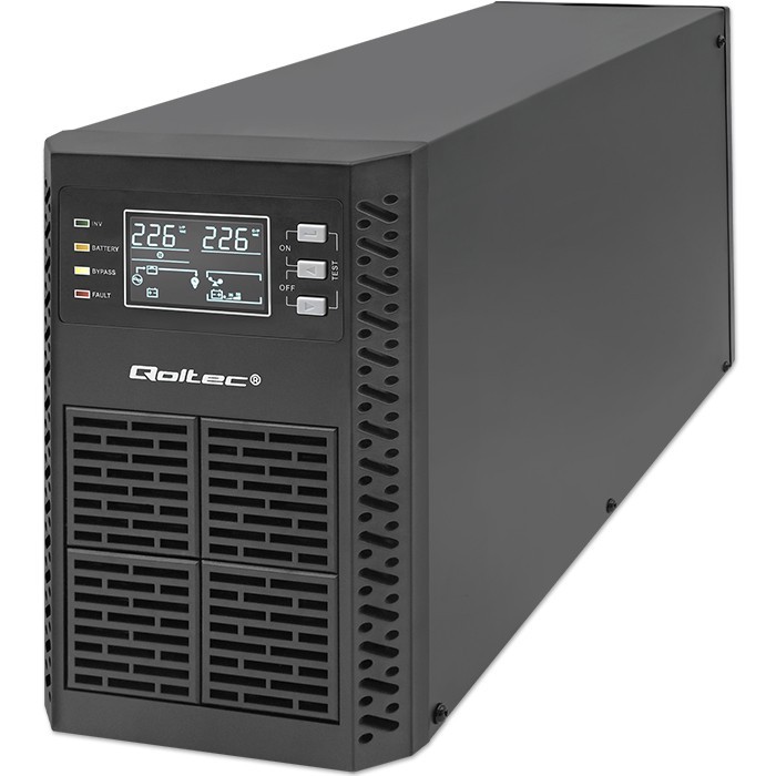 UPS 2kVA, 2000W, PF 1.0 LCD, EPO, USB, On line