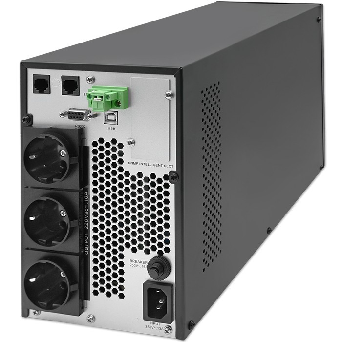 UPS 2kVA, 2000W, PF 1.0 LCD, EPO, USB, On line