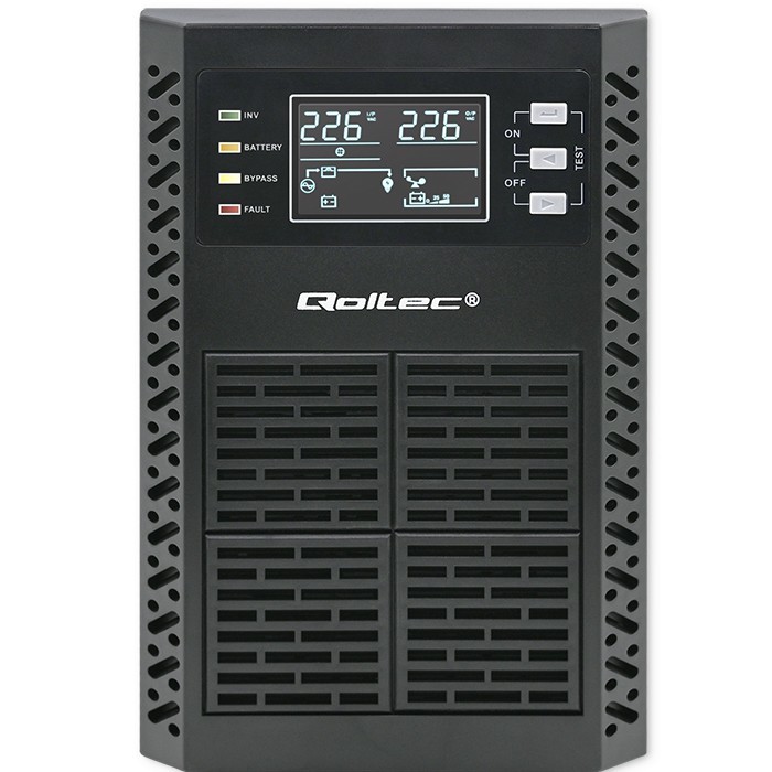 UPS 2kVA, 2000W, PF 1.0 LCD, EPO, USB, On line