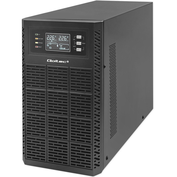 UPS 3kVA, 3000W, PF 1.0 LCD, EPO, USB, On line