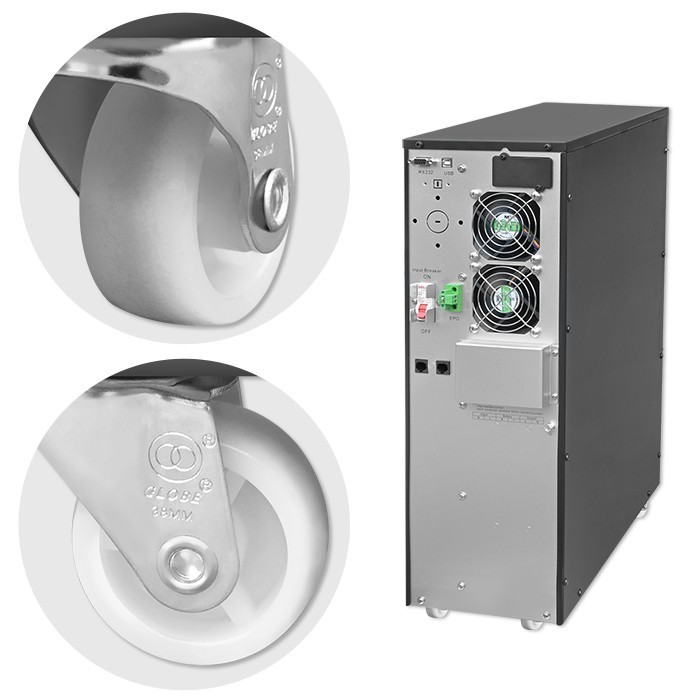 UPS 6kVA, 6000W, PF 1.0 LCD, EPO, USB, On line