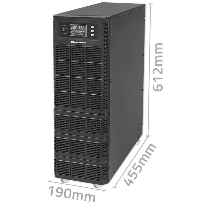 UPS 10kVA, 10000W, PF1.0 LCD, EPO, USB, On line