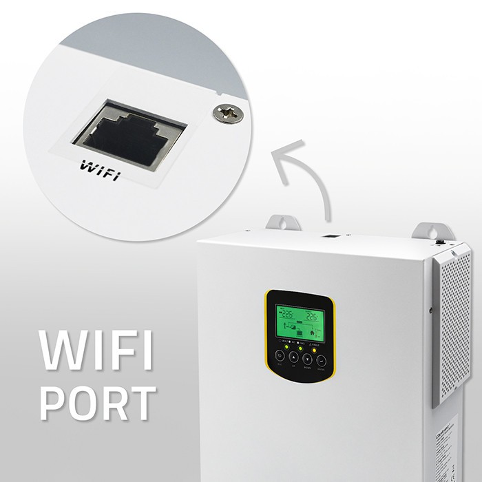 Solar Inverter 2.5kVA Off Grid,100A,MPPT,LCD