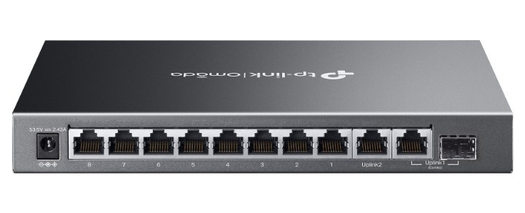 Przełącznik ES210GMP Omada 10-Port Gigabit Easy with 8-Port PoE+