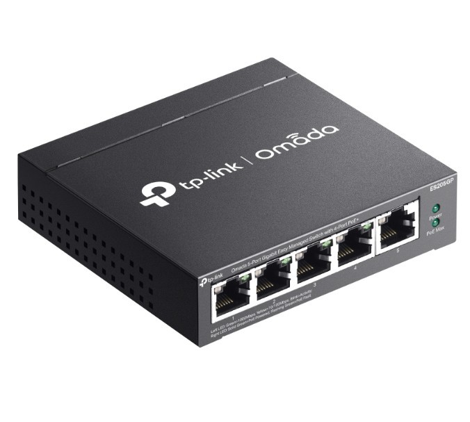 Switch managed ES205GP Omada 5-Port Gigabit Easy 4-Port PoE+