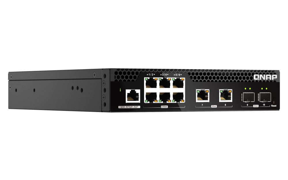 Switch QSW-M2106R-2S2T 2x10GbE SFP+6x2.5GbERJ45