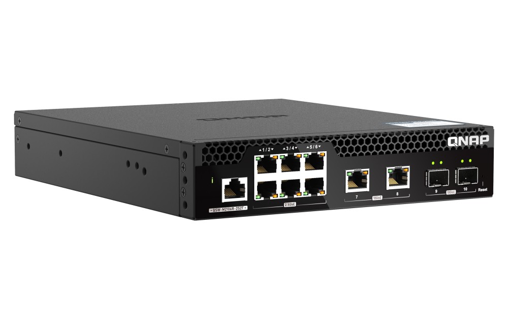 Switch QSW-M2106R-2S2T 2x10GbE SFP+6x2.5GbERJ45