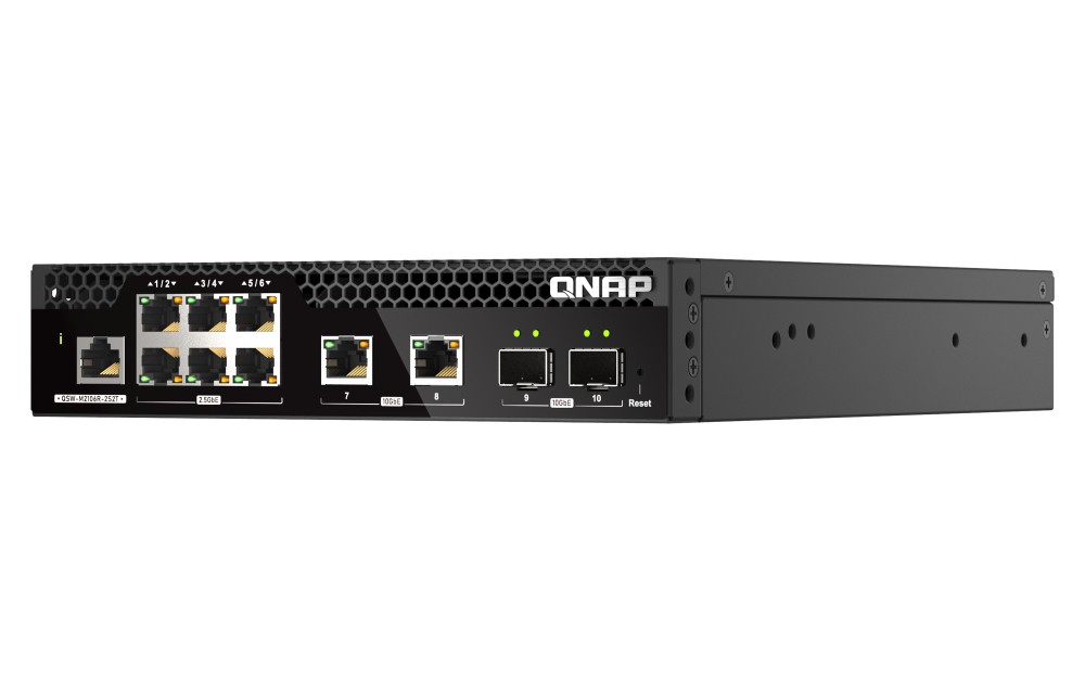 Switch QSW-M2106R-2S2T 2x10GbE SFP+6x2.5GbERJ45
