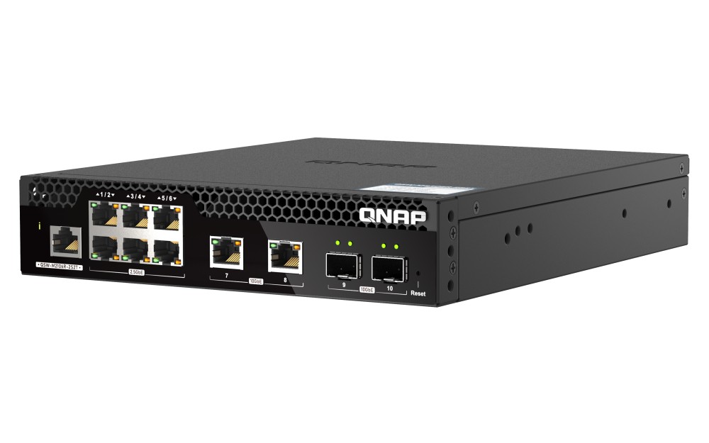 Switch QSW-M2106R-2S2T 2x10GbE SFP+6x2.5GbERJ45