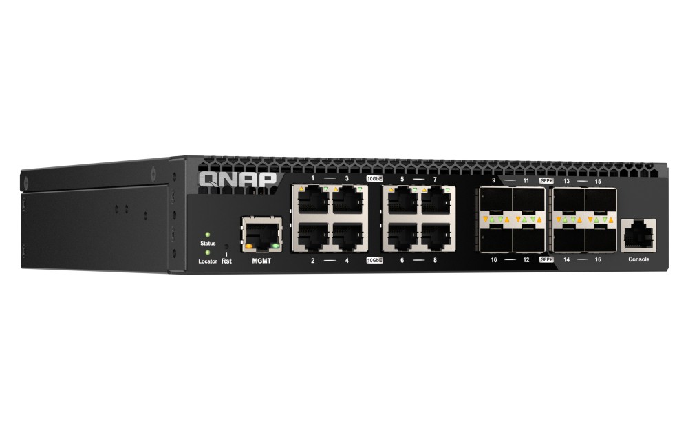 QSW-M3216R-8S8T-EU 8x 10GbE RJ45 8x10GbE SFP+