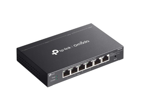 Omada 6-Port GB Easy Managed Switch with 4-Port PoE+ PORT: 4× Gigabit PoE+ Ports, 2x Gigabit Non-PoE Ports ES206GP