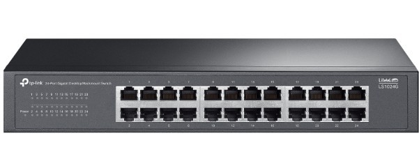 LiteWave 24-Port Gigabit Switch PORT: 24× Gigabit RJ45 Ports LS1024G