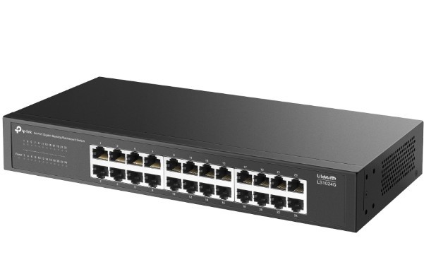 LiteWave 24-Port Gigabit Switch PORT: 24× Gigabit RJ45 Ports LS1024G