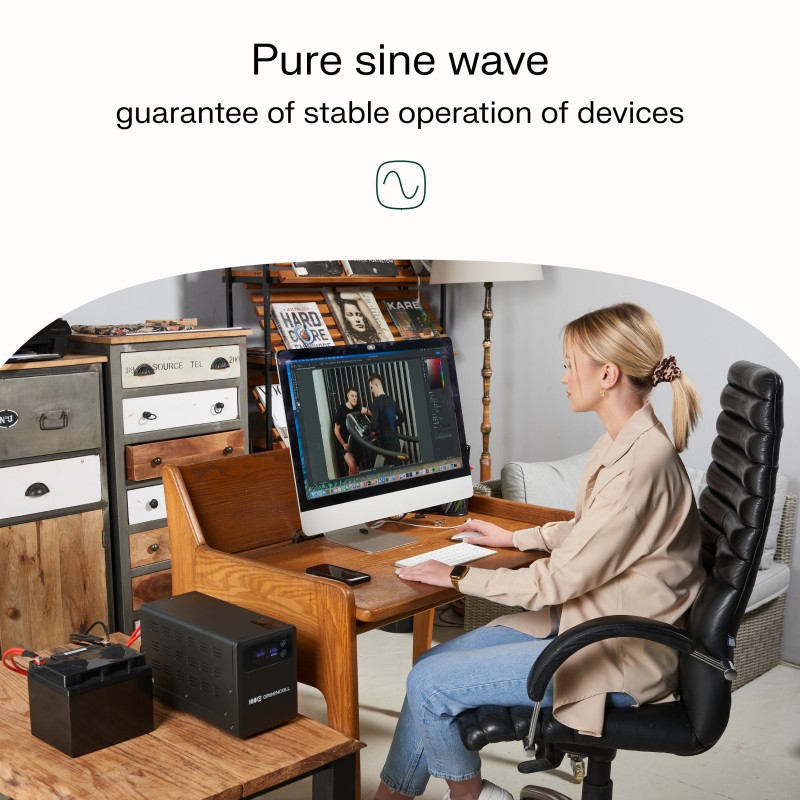 UPS AVR PowerCore 800W/1200VA 12VDC