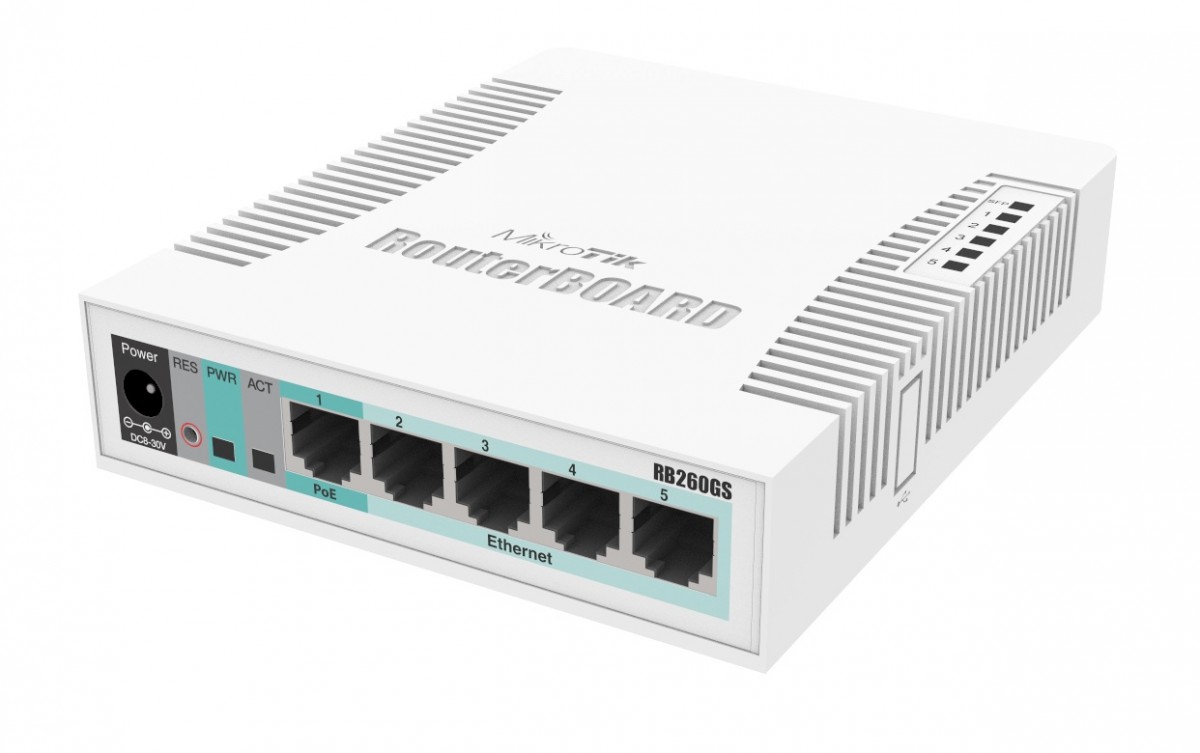 MikroTik Switch RB260GS CSS106-5G-1S