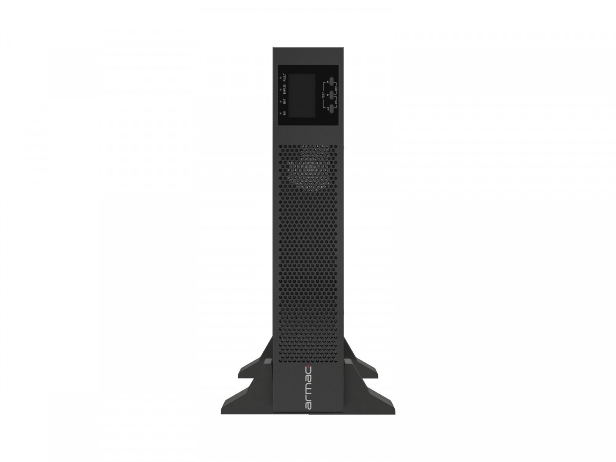 UPS On-Line Rack 1000VA - 8×IEC C13, USB-B, LCD, Metal Dust-Free Enclosure