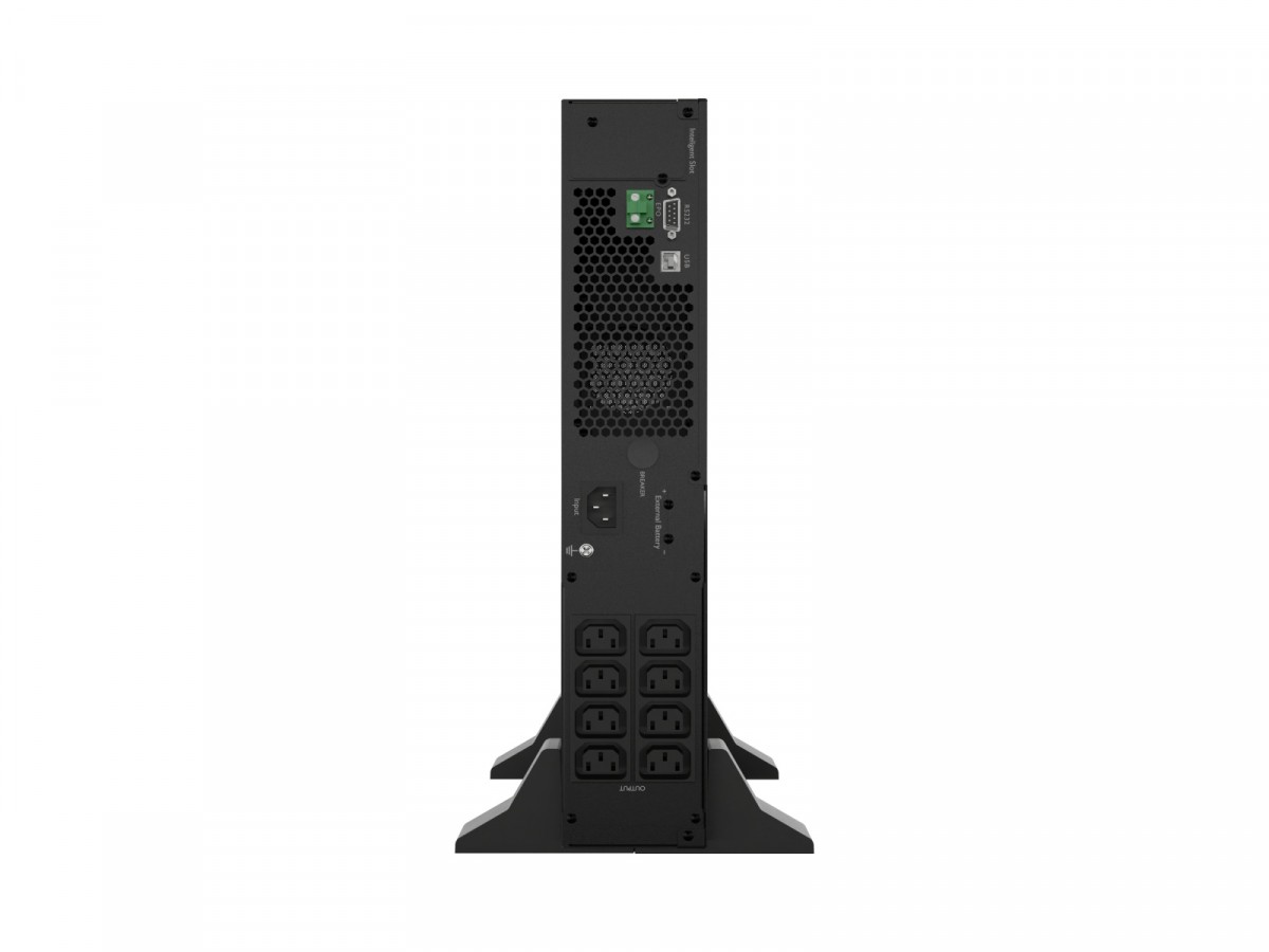 UPS On-Line Rack 1000VA - 8×IEC C13, USB-B, LCD, Metal Dust-Free Enclosure