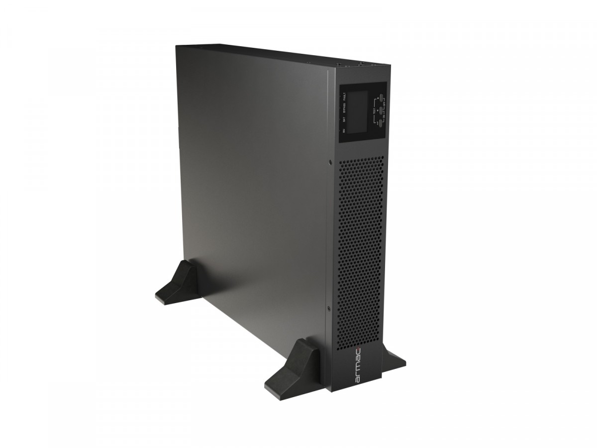 UPS On-Line Rack 2000VA - 8×IEC C13, USB-B, LCD, Metal Dust-Free Enclosure