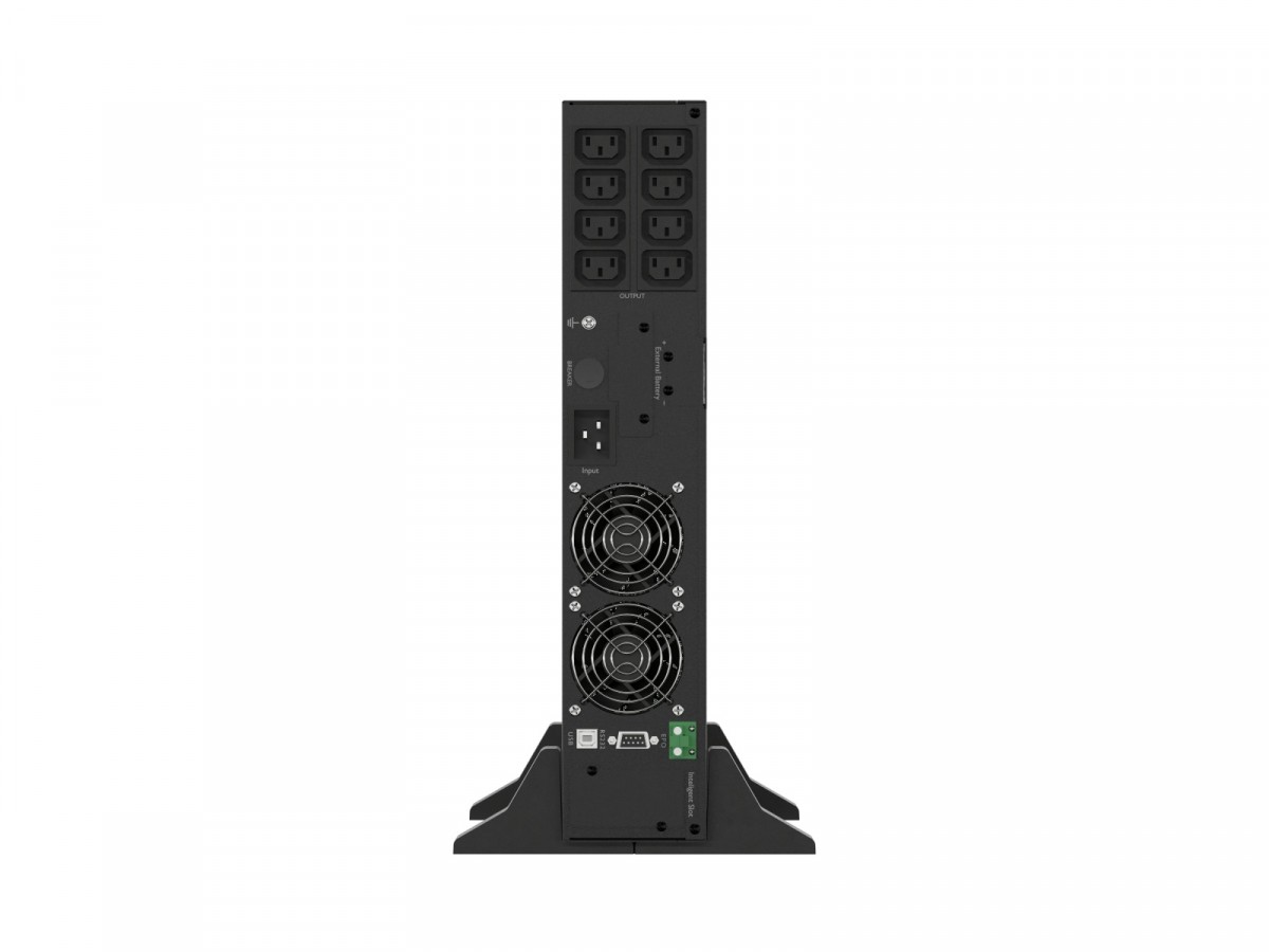 UPS On-Line Rack 2000VA - 8×IEC C13, USB-B, LCD, Metal Dust-Free Enclosure