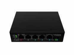 Przełącznik Light ILFE-4P-1GE-1S-90 Light Industrial POE 1XBT 3AXT SFP + ETH DIN FAST Ethernet