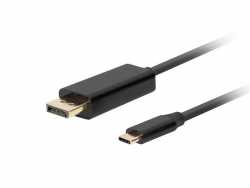 LANBERG Kabel USB-C (M)->Displayport 3M 4K 60HZ czarny