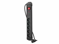 Listwa zasilająca 1,5m 5x230V SP1-05E-0150-BK