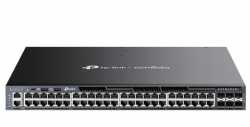 Switch Omada 48-Port Gb Stackable Lite L3 Managed with 4 PORT: 24× Gigabit RJ45 Ports, 4× 10G SFP+ Slots, RJ45/USB Type C Console Port SG6654XHP
